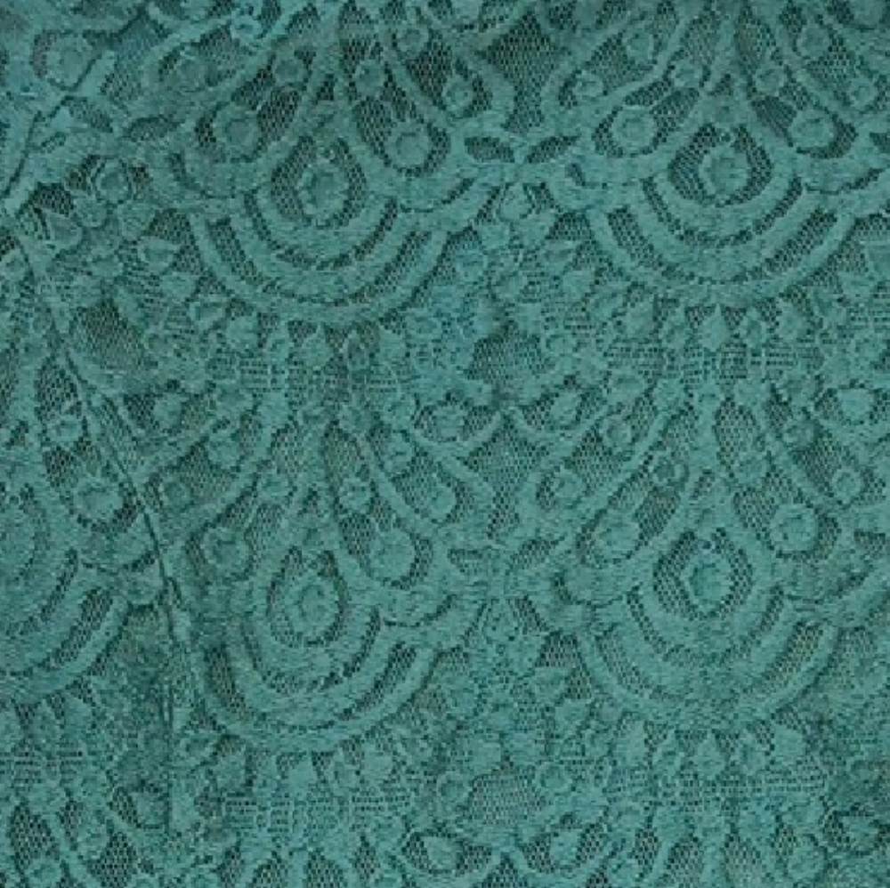 H&M DIVIDED Label Dark Green Lace Dress - Picture 8 of 11